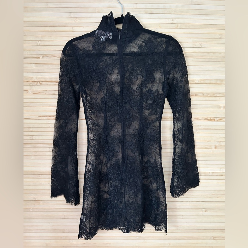 Stone Cold Fox Kerr black lace mini dress - Picture 6 of 8